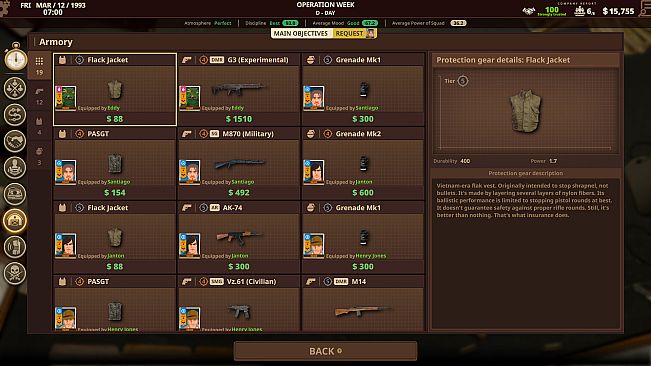 Private Military Manager: Prologue