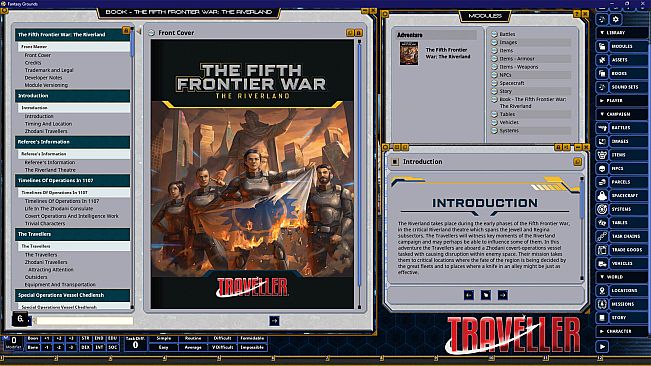 Fantasy Grounds - Traveller - The Fifth Frontier War: The Riverland