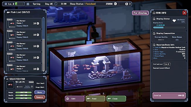 NightGlow : Aquarium Shop Simulator