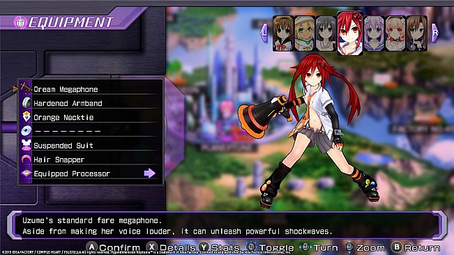Hyperdimension Neptunia Re;Birth1 Uzume Battle Entry
