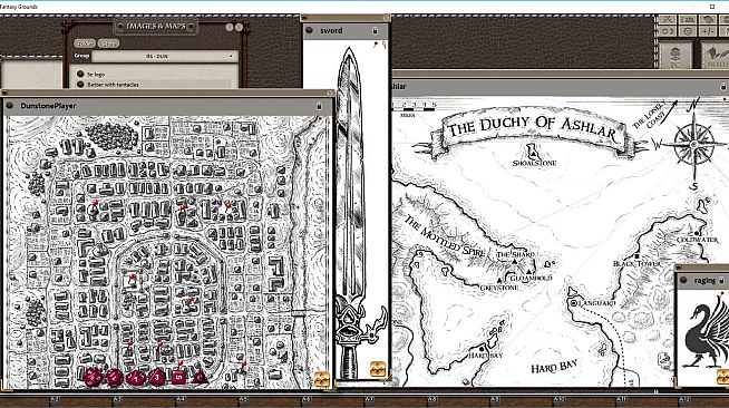 Fantasy Grounds - Town Backdrop: Dunstone (5E)