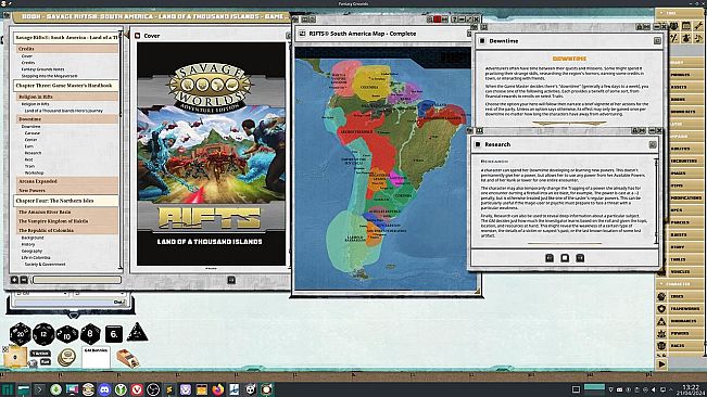 Fantasy Grounds - Savage Rifts(R): Land of a Thousand Islands