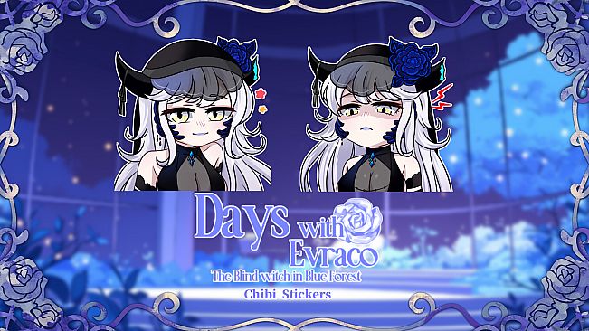 Days with Evraco: The Blind Witch in Blue Forest-Chibi Stickers