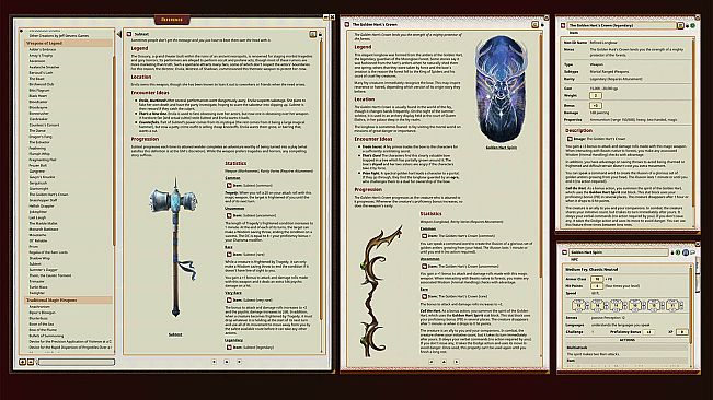 Fantasy Grounds - Weapons of Legend for 5th Edition