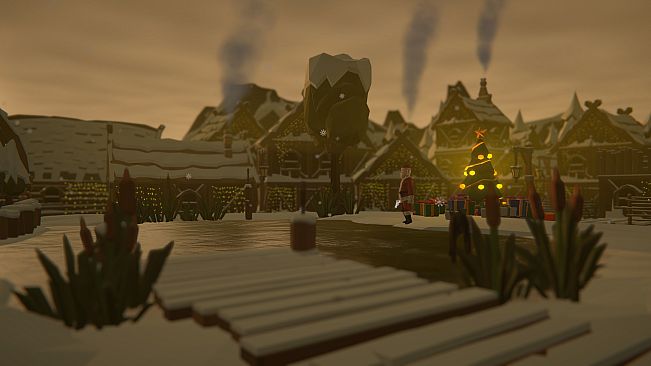 Santa Protects the Christmas Tree