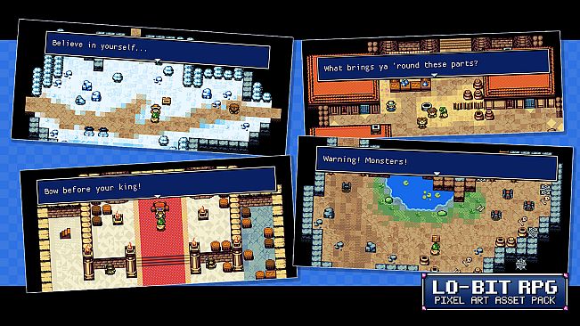 RPG Maker MV - Lo-Bit RPG Pixel Art Asset Pack