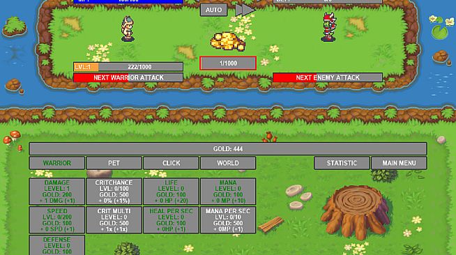 IDLE WARRIOR - AUTO GOLD MINER