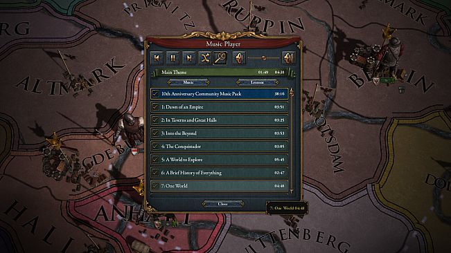 Europa Universalis IV: 10th Anniversary Community Music Pack