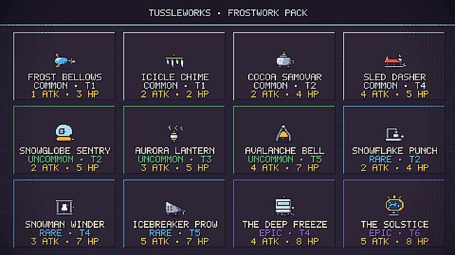 TUSSLE WORKS - Frostwork Pack