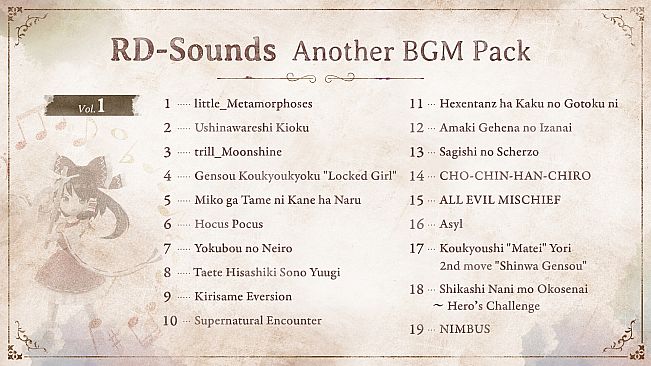 Marisa of Liartop Mountain-RD-Sounds Another BGM Pack Vol.1