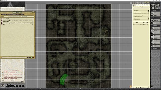 Fantasy Grounds - Pathfinder RPG - Pathfinder Flip-Mat - Cavernous Lair