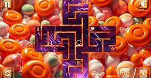 Sweetie Candy Maze: Orange