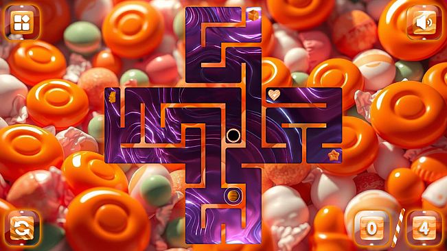 Sweetie Candy Maze: Orange