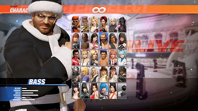 [Revival] DOA6 Santa's Helper Costume (Black) - Bass