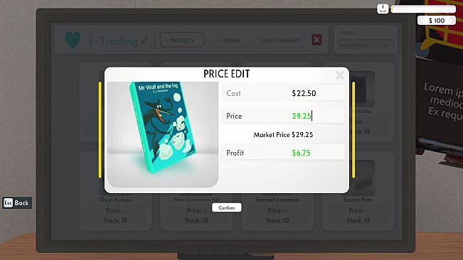 E-Trading Simulator: Prologue