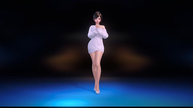 Angel Legion-DLC Off-Shoulder Sweater (White)