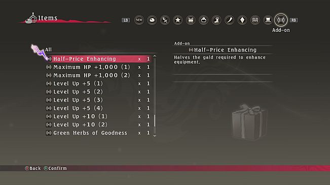 Tales of Berseria - Adventure Items Super Pack