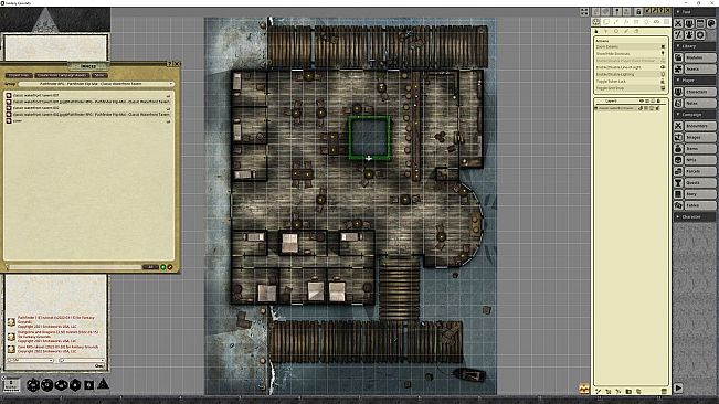 Fantasy Grounds - Pathfinder RPG - Pathfinder Flip-Mat - Classic Waterfront Tavern