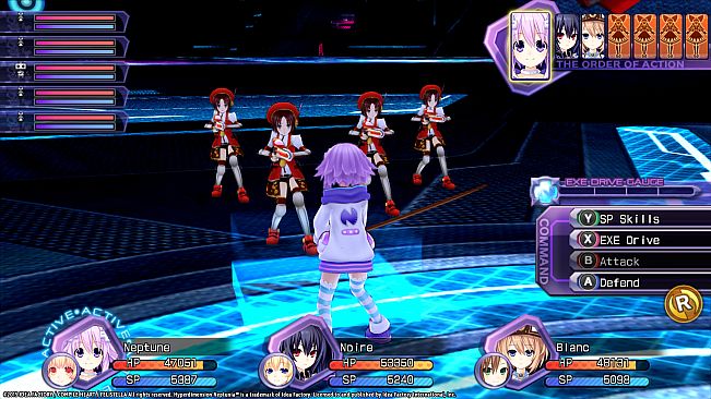 Hyperdimension Neptunia Re;Birth1 Survival Mode