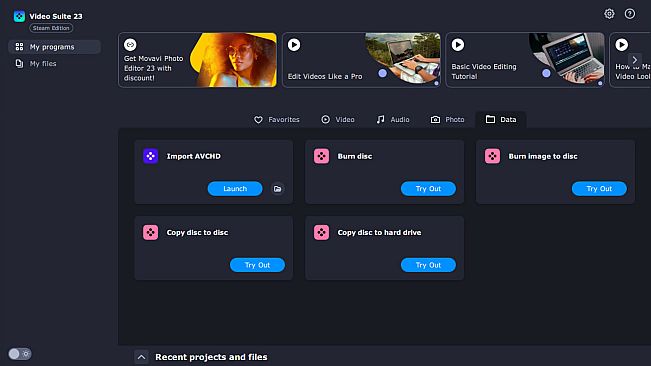 Movavi Video Suite 2023 Steam Edition - An all-in-one video maker: an editor, converter, screen recorder, and more!