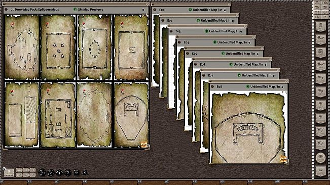 Fantasy Grounds - Rise of the Drow Map Pack (Map Pack)