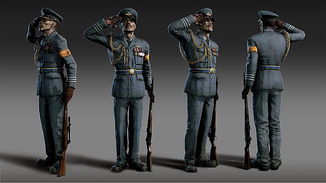 Zombie Army 4: Zombie Gentleman Dress Uniform Character