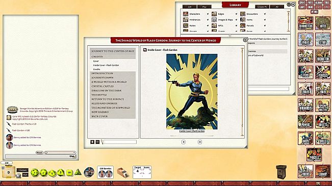 Fantasy Grounds - Flash Gordon Journey to the Center of Mongo Adventure