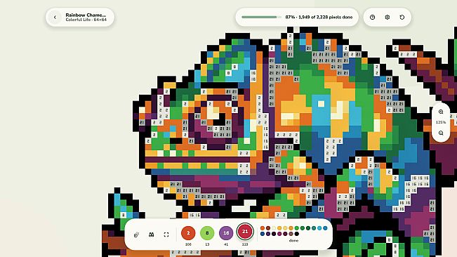 Pixel Pause: Color by Number