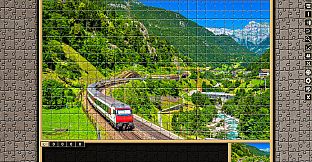 Pixel Puzzles Traditional Jigsaws Pack: Locomotive