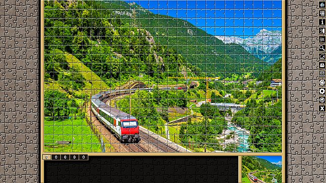 Pixel Puzzles Traditional Jigsaws Pack: Locomotive