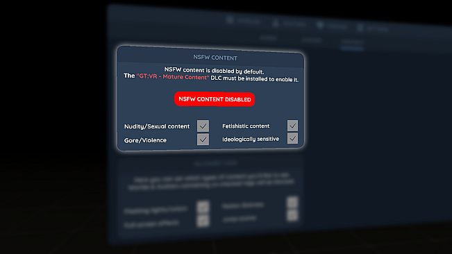 GT:VR - Mature Content