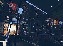 VR Bike Tour/Exercise in 22nd Century World