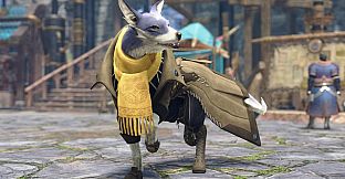 Monster Hunter Rise - "Canyne Fall" Palamute Layered Armor Set