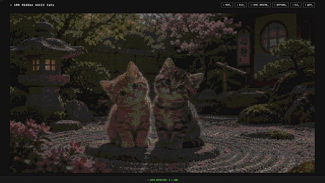 100 Hidden ASCII Cats: Kanji