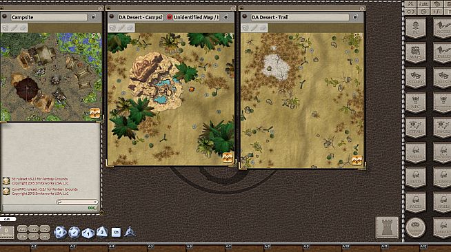 Fantasy Grounds - Map Adventures #2 - Plains, Deserts, & Caverns (Map Pack)