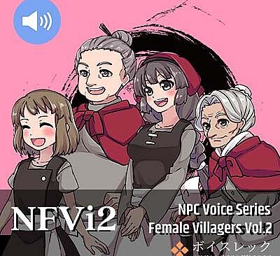 RPG Maker MV - NPC Female Villagers Vol.2