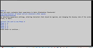 Retro Elimination Flashcards 2