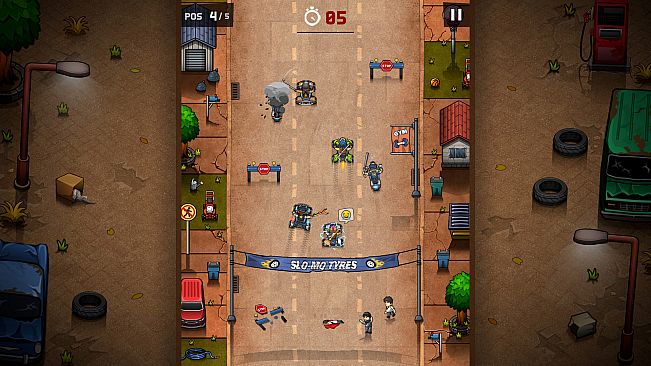 Rude Racers: 2D Combat Racing