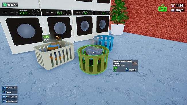 Laundry & Supermarket Simulator