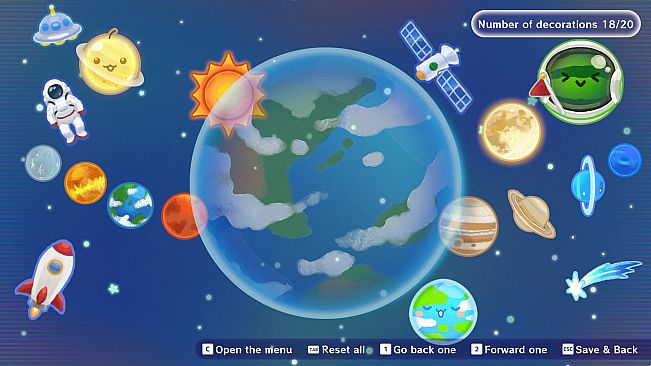 Suika Game Planet Solar System
