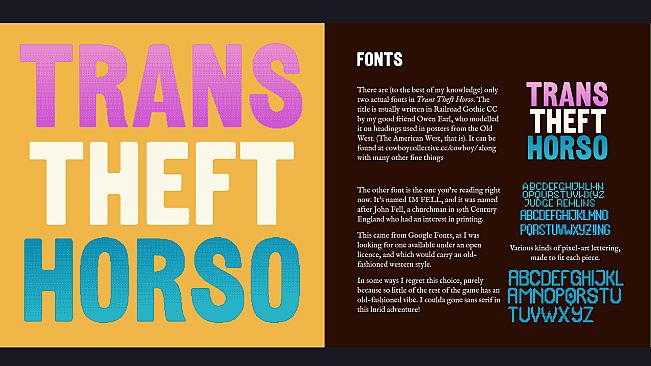 Trans Theft Horso Art-Book