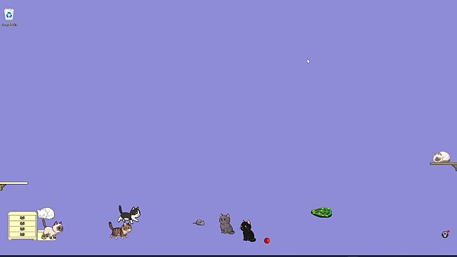 Desktop Pet: Idle Cats Cozy Chaotic Companions for your screen