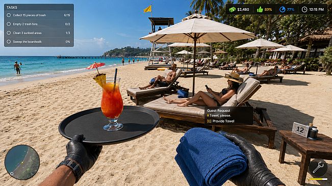 Beach Manager Simulator