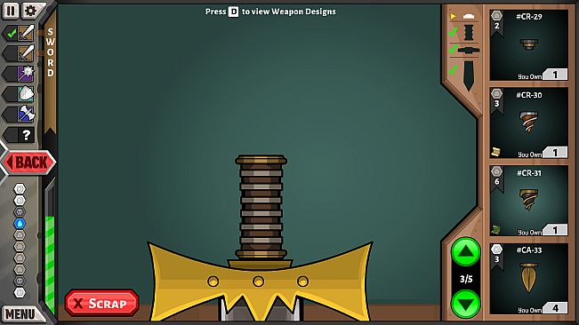 Jacksmith: Weapons and Warriors