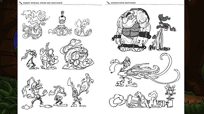 Mutants Ate My Carrots - Sketchbook