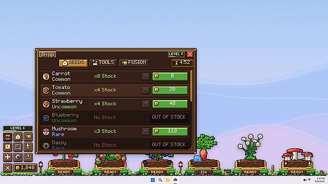 Taskbar Garden