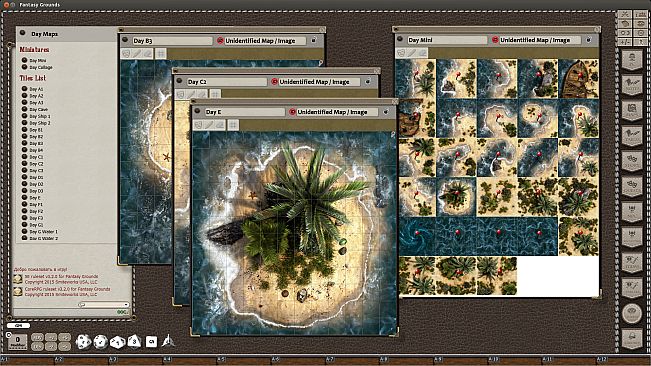 Fantasy Grounds - Black Scroll Games - Tropical Islands (Map Pack)