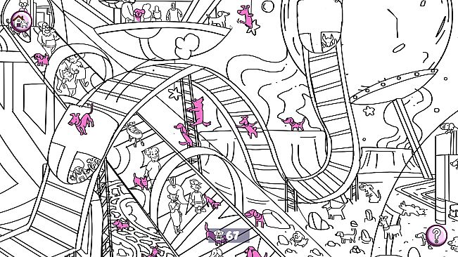 101 Cute Playland Dogs: Find & Paint