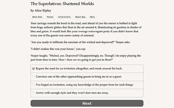 The Superlatives: Shattered Worlds