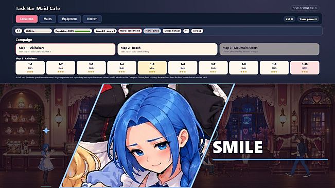 Task Bar Maid Cafe